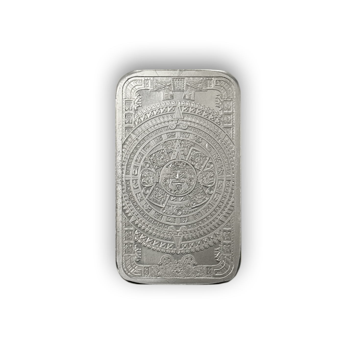 5 oz Aztec Calendar Silver Bar – .999 Fine Silver | Golden State Mint